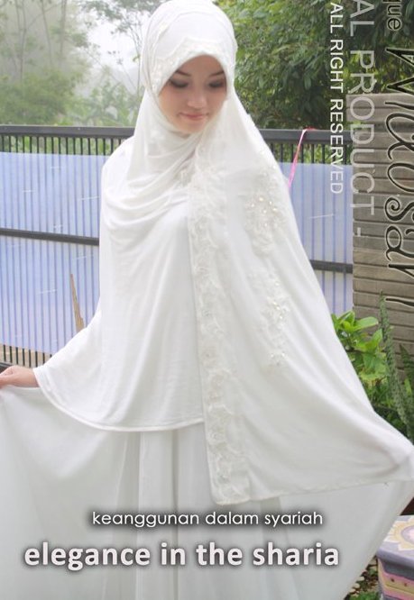 Gaun Pengantin Muslimah Shafa Wedding Gown made by order 