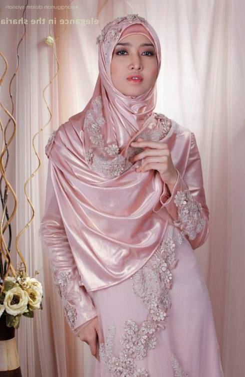 20+ Model Baju Muslim Untuk Pesta Pernikahan Terbaru 2017 