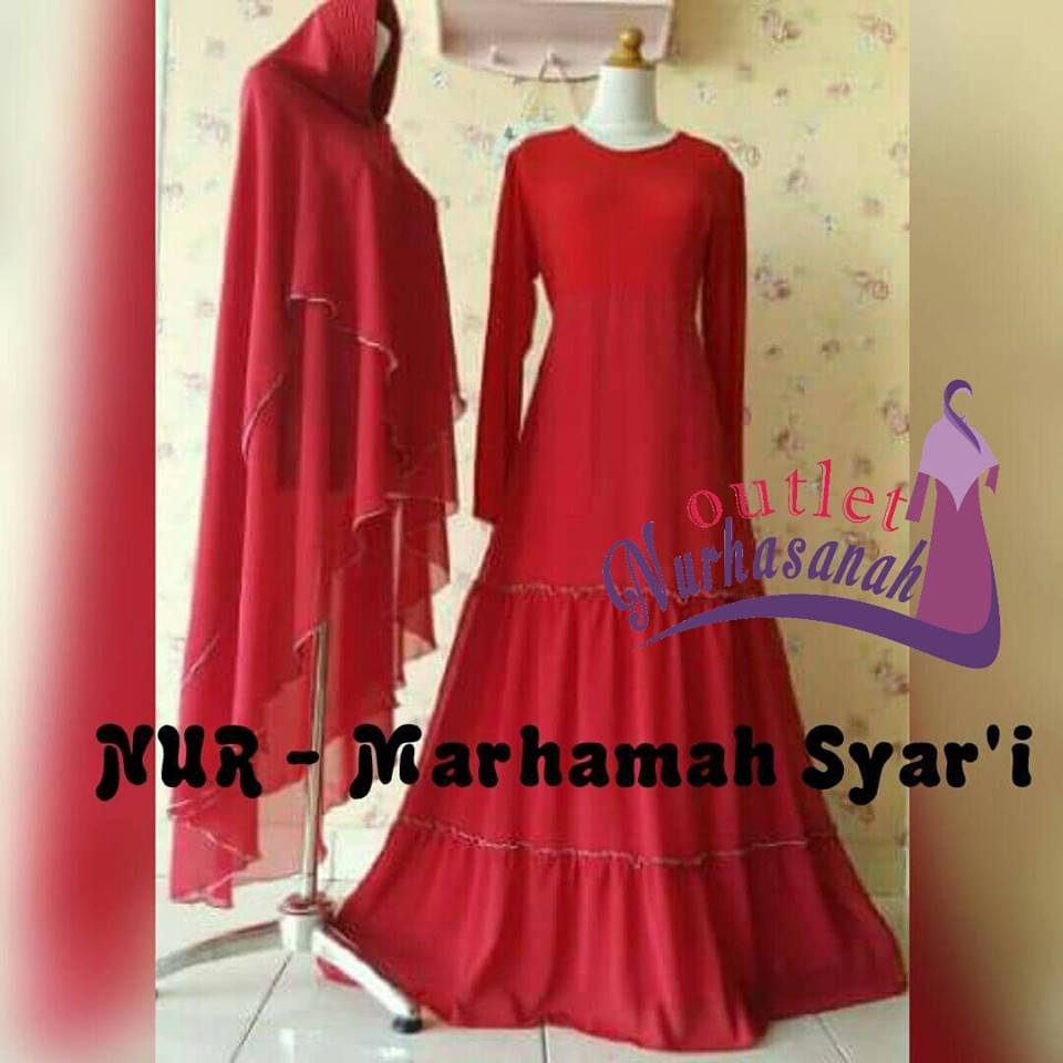 Ready Stock Baju Lebaran Dan Baju Pesta Muslimah Marhamah Syari